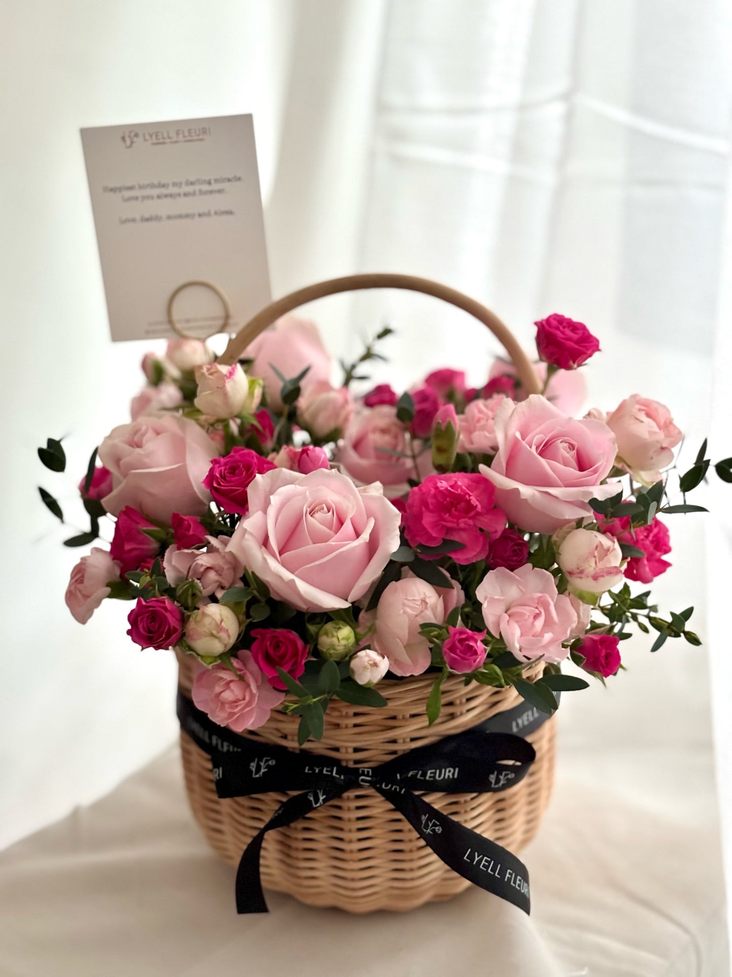 The Fine Rouge - Round Basket