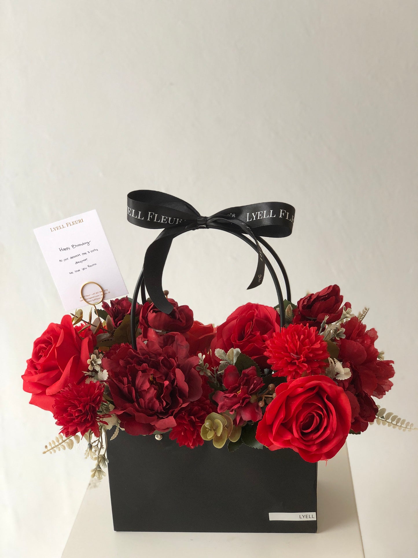Omakase Artificial Flower Shopping Bag