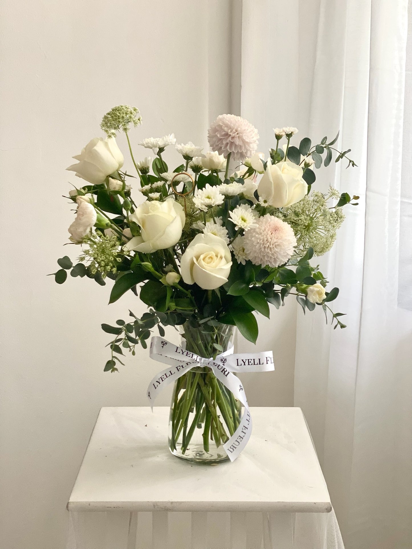 Snow White Local Clear Vase - Small