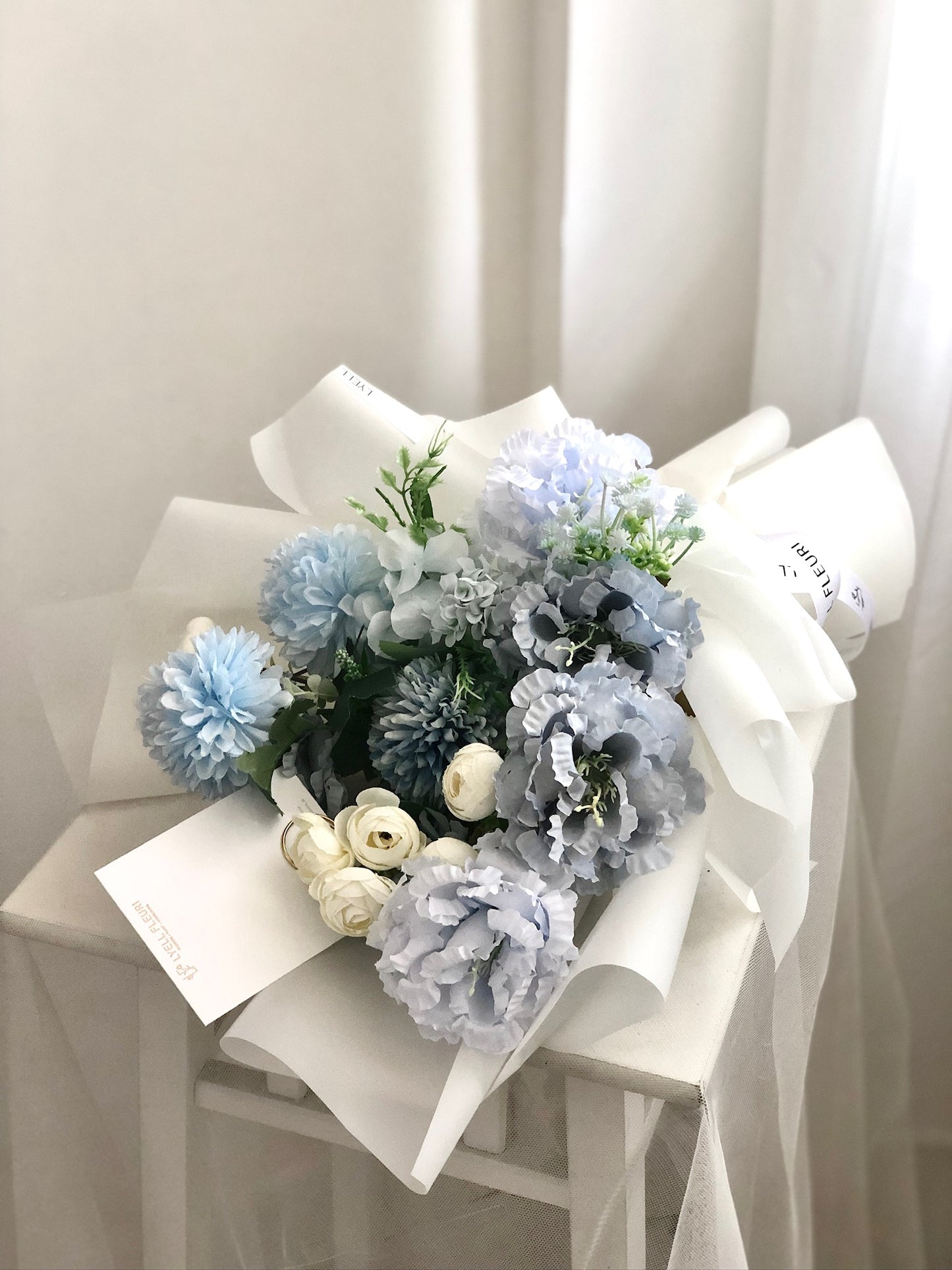Artificial Bouquet - Something Blue