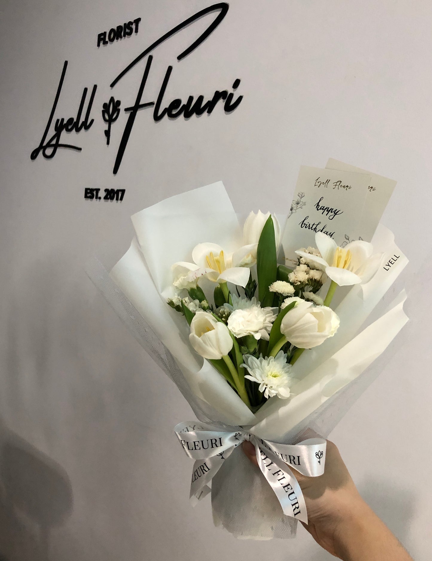 White Tulips Bouquet