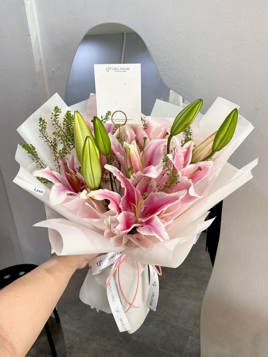 Sweet Pink Lilith Bouquet