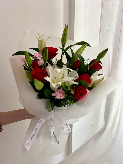 Blooming Lily - Medium Bouquet