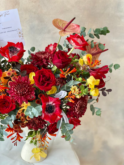 The Red Ruby Ceramic Vase