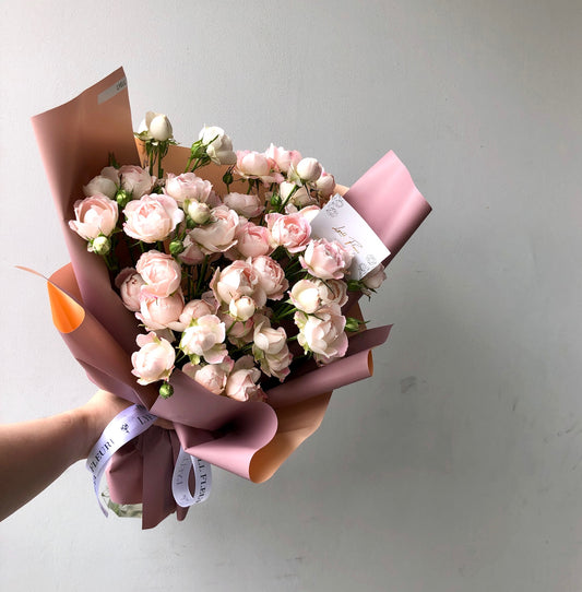 Blushing Baby Rose Bouquet